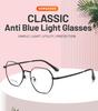 Retro Polygonal Metal Glasses Frames: Fashionable, Slim, Non-Prescription Myopia Glasses