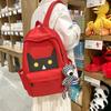Fashion Kitten Backpack Contrasting Colors Cute Large Capacity College Student Schoolbag Commuter Computer Backpack Female