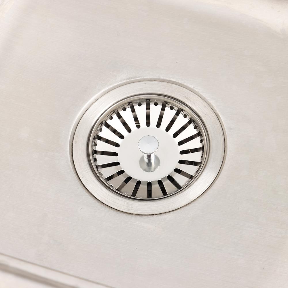 Steel Dish basin cover Kitchen Tools Water Stopper Filter Plug Sink Strainer Basket Drainer