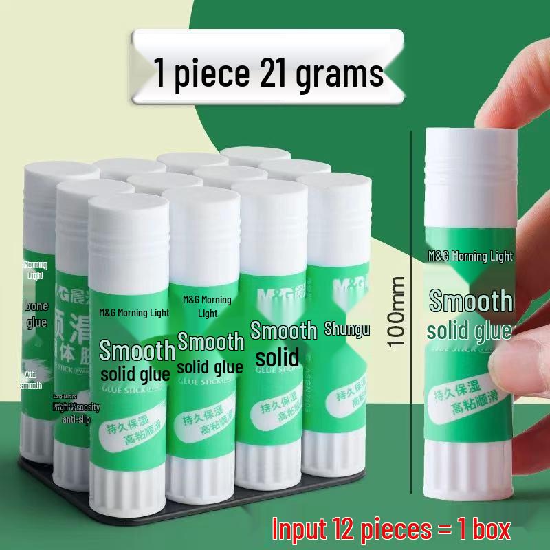 Chen & Guang Multi-functional High Viscosity Solid Glue Stick, 21g - Ideal for Student Crafts and Office Use