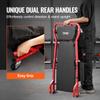 VEVOR Mechanic Garage Creeper, 1118 mm, 136.1 kg Capacity Automotive Rolling Creeper with 6 Casters Adjustable Cushioned Headrest Tool Tray