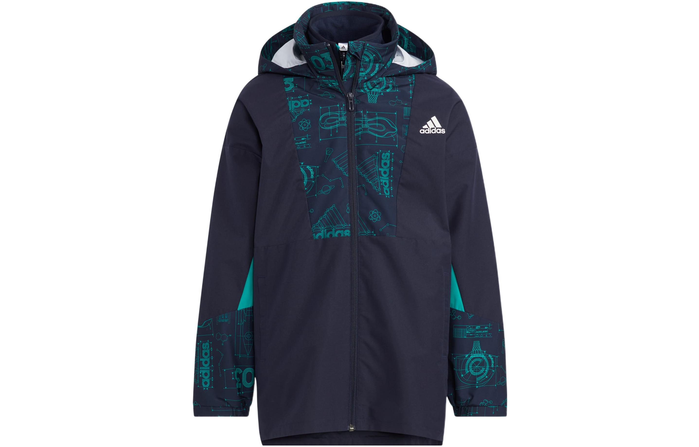 

Adidas Kids Jackets Hooded Moderate HZ2221 128