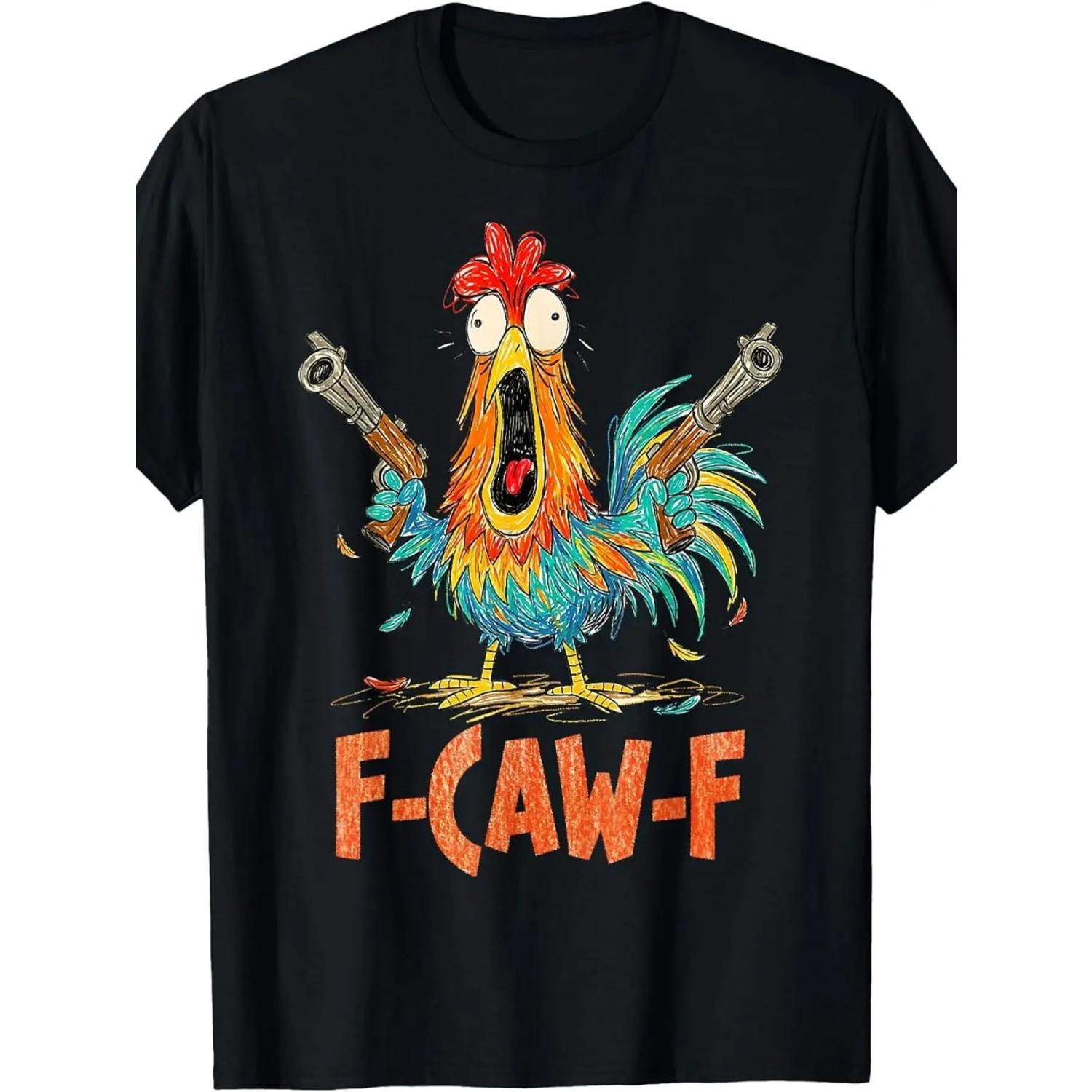 

F-Caw-F Rooster Fun Bird FCAW-F Chicken Whisperer Fawk Off T-shirt - Novelty Product Novelty Product Men s Novelty T-shirt S чёрный