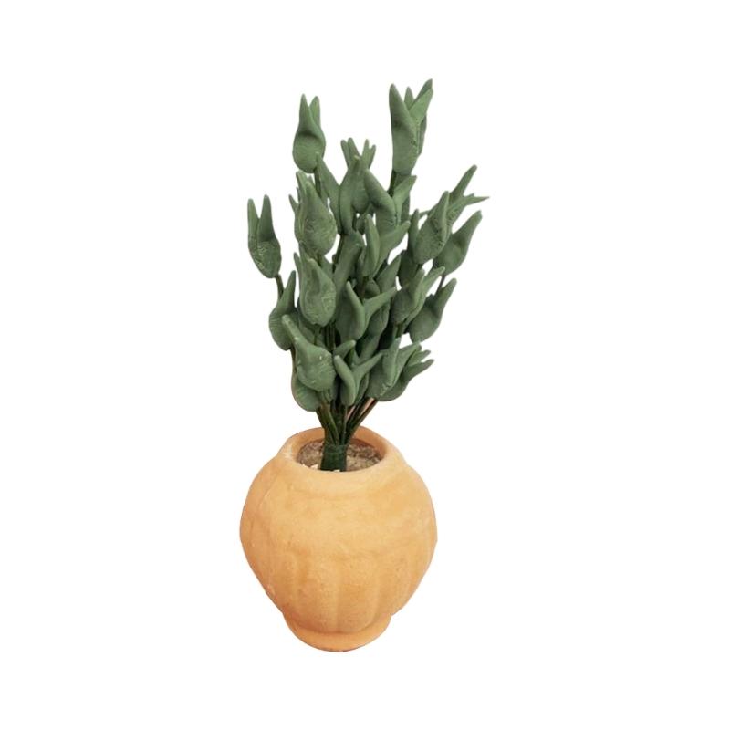 Garden Artifical Leaf Miniature Plant Model Accessories Role Play Leaf Green Plant Doll House Props