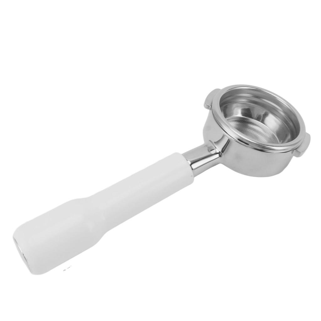 58mm Coffee Bottomless Portafilter Stainless Steel with 58mm Filter Basket Easy to Clean Coffee Machine Accessory for  