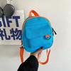 2026 Mini Backpack Ins Cute Commuting Storage Bag Korean Contrasting Color Small Satchel