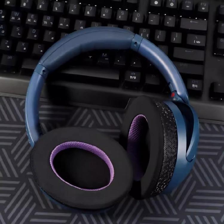 Sweat Absorbing Ear Pad for WHXB910N Headsets Earmuff Breathable Fabric and Ergonomic Ear Cushions Replacements