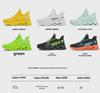 Men’s Large Size 46 Flyknit Mesh Casual Running Shoes - Breathable Trendy Spring Sports Sneakers