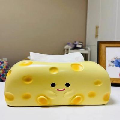 Cutie sertar din rășină cu design de brânză, rășină de înaltă calitate, cutie sertar cu design amuzant și drăguț, potrivită pentru birou, dormitor, toaletă