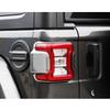Car Styling Cover Detector ABS Chrome Trim Back Tail Rear Light Lamp Frame Stick For Jeep Wrangler JL 2018