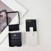 For Samsung Galaxy Z Flip 7 Case Luxury PU Leather Skin Wrist strap Protective Back Cover Case For Samsung Z Flip 7 6 5 4 Shell