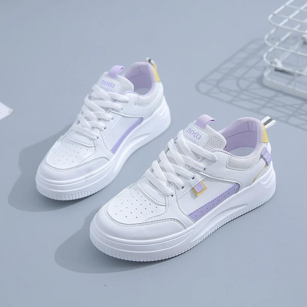 Fashion Fashion Women's Sneakers Platform Sports Shoes White Running Sneakers Chunky Shoes Tennis Female Basket  Zapatos De Mujer