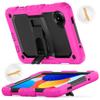 Rugged Kickstand Case For Redmi Pad SE 8.7 Inch 3-Layers Heavy Duty Colourful Cover Shockproof For Redmi Pad SE 4G