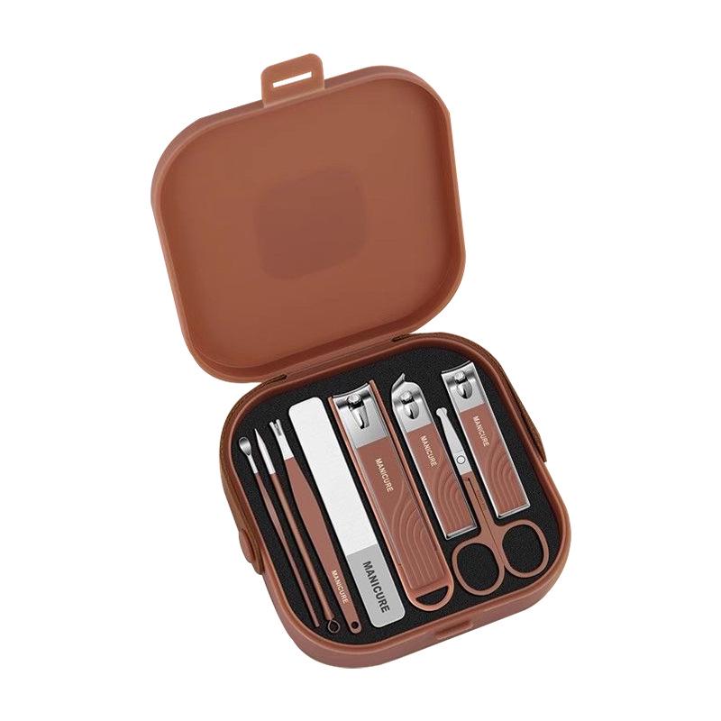 Portable Anti-Splash Manicure Set: Nail Clippers & Scissors