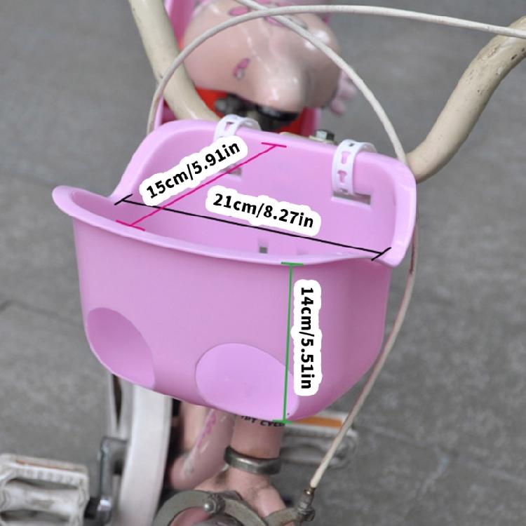 MultiFunctional Bike Basket Doll Bike Seat for Children Bikes Stroller with Quick Installation for Toy Dolls Storage
