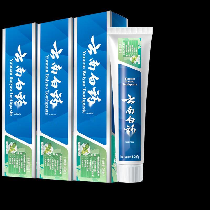 

Yunnan Baiyao Refreshing Mint Toothpaste (3x205g)