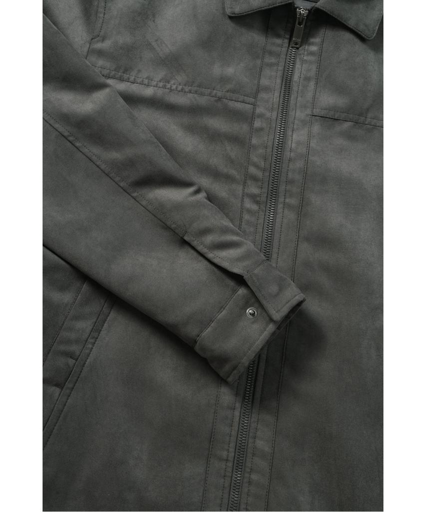 Brentwood [Ferry Jacket] Faux Suede Trucker Bruas26151Gyx