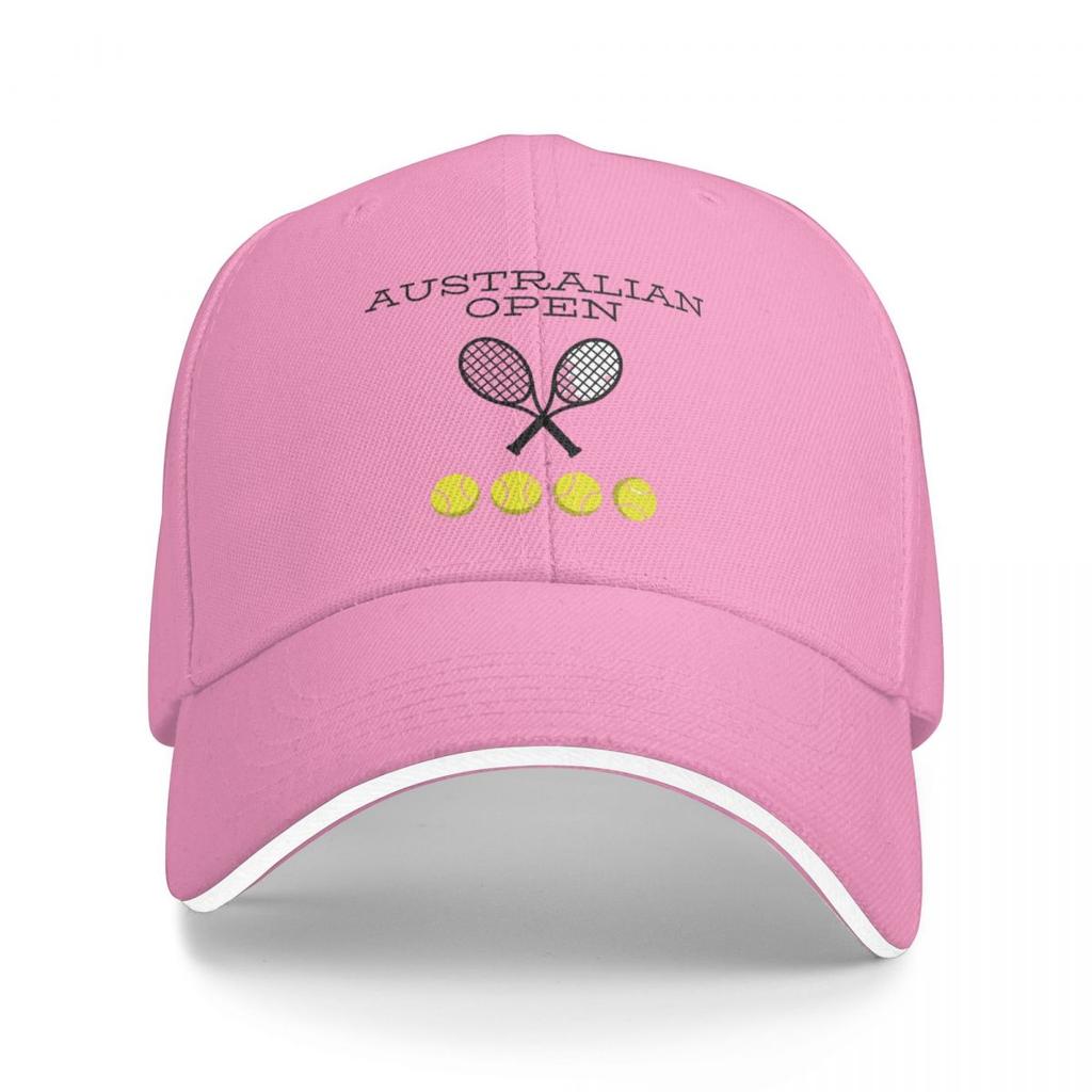 tennis australian ao tshirt Baseball Cap Uv Protection Solar Hat Beach Bag Gentleman  Wild Ball  Male Womens