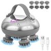 Rechargeable Electric Scalp Massager Waterproof Head Massager for Stress Relief Handheld Hair Scalp Scratcher