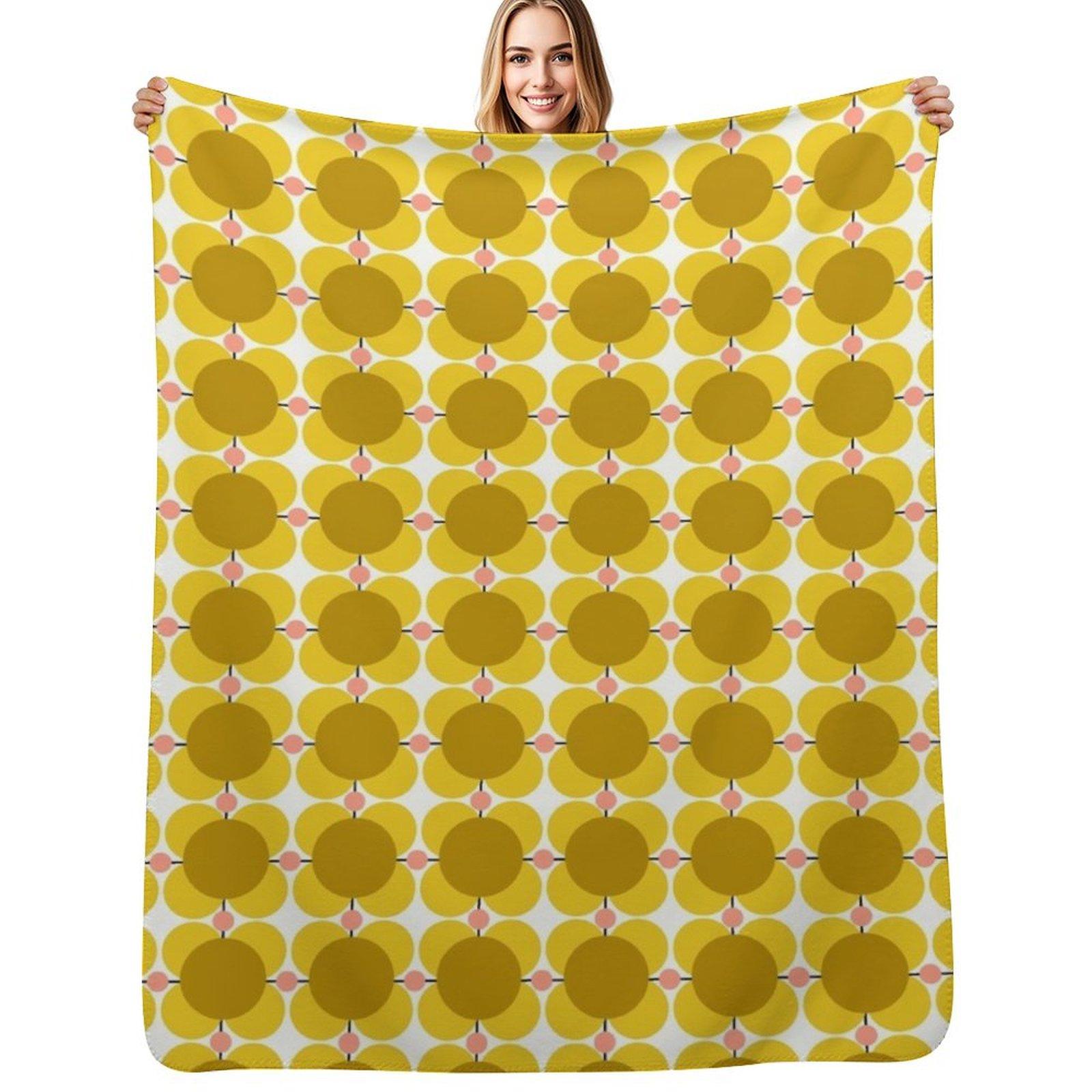 

orla kiely atomic flower Throw Blanket Warm Cozy Throw Blanket for Living Room Couch 102x76cm(40x30in)