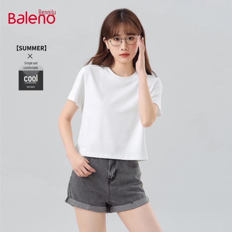 Baleno Women's 100% Cotton Short Sleeve T-Shirt
