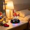 Floating Santa Sleigh Sleigh, Magnetic Levitation Santa's Flying Ornament, Christmas Office Desk Ornament Display for Home, Office, Shelf &
