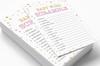 Inkdotpot 50-PackA  Baby WordA  ScrambleA  Baby ShowerA  Game Cards Confetti Star Gender Neutral Party Supplies-Fun Baby Shower