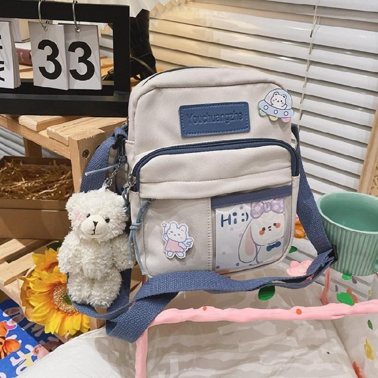 Cute and Practical Crossbody Bag Japanese Aesthetic Durable Nylon Shoulder Bags