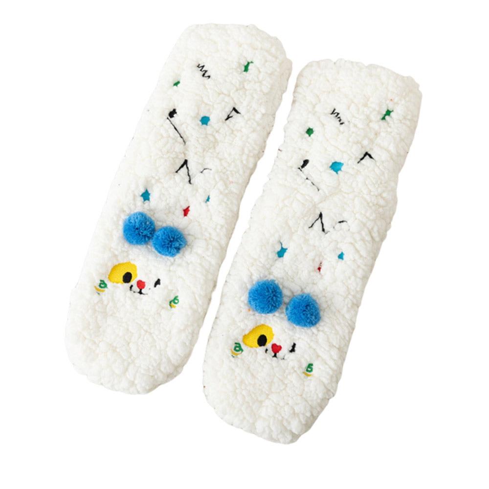 Thickened Floor Socks Lambswool Stockings Cute Socks  Female