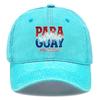"PARAGUAY" "VAMOS PARAGUAY" Flag Printed Sun Hat , Adjustable Baseball Cap Hip Hop Unisex Trendy Vintage Sun Hat