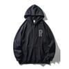 American Retro Pure Cotton Sweatshirt Hooded Zipper Cardigan Jacket Men's Spring and Autumn 2024 New Foreign Trade Men's Jacket