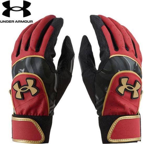 Pálkařské rukavice UA Starter Red Gold YMD [Under Armour]