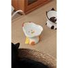 Cute Animal Series High-Footed Ceramic Pet Bowl - Neck Protection & Anti-Black Chin Design for Cats and Dogs