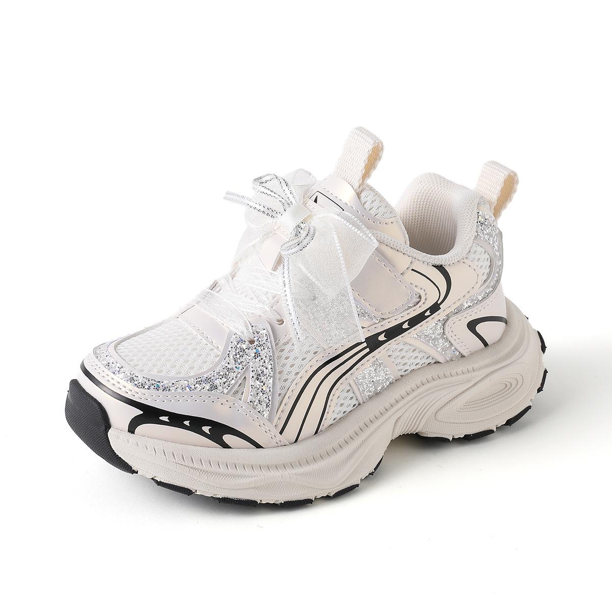 

Red Dragonfly Girls Mesh Running Shoes - Spring 2026 Lightweight & Breathable Casual Sneakers 31 білий