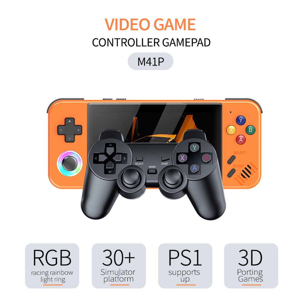 Retro M41 Handheld Game Console: 4.2" HD IPS Screen, Open Source, Nostalgic Portable Controller
