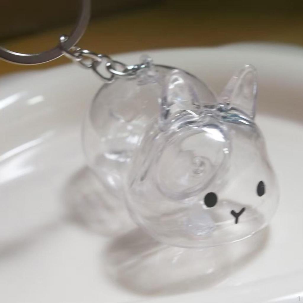 Collector Keyring for Pet Lovers Hair Holder Memorial Storage Box