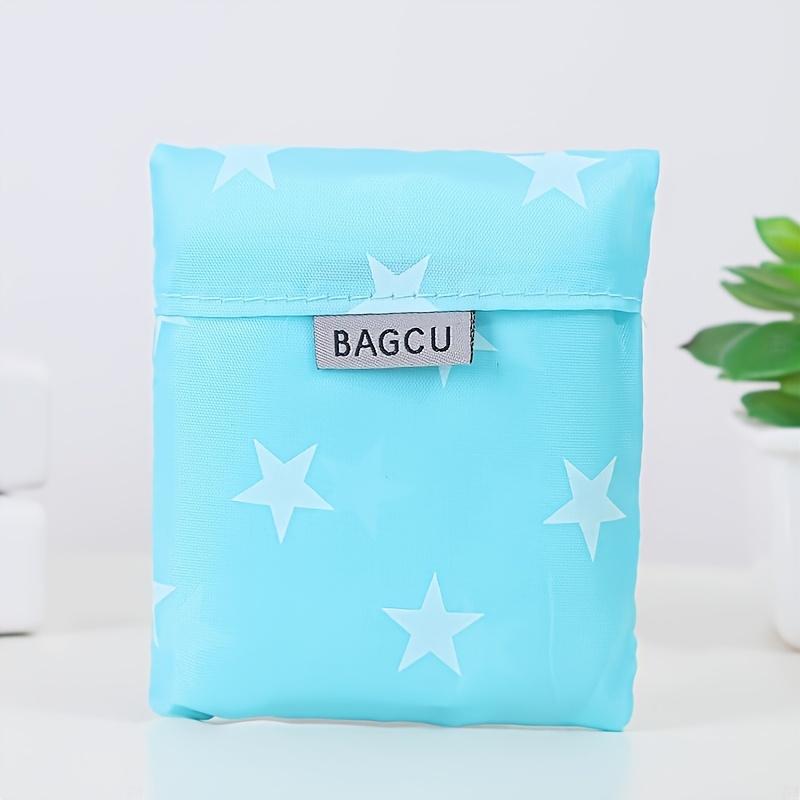 6pcs Environmentally Friendly Portable Tote Bag for Grocery Shopping, Large Capacity Waterproof Foldable Supermarket Shopping Bag