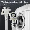 1Pc 1.5m Automatic Washing Machine Dishwasher Explosion-proof Inlet Pipe Water Feed Fill Hose Universal Type 6 Points 25mm Interface