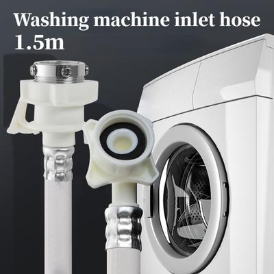 1 buc 1,5 m mașină de spălat automată mașină de spălat vase țeavă de admisie antiexplozie furtun de umplere de alimentare cu apă tip universal 6 puncte interfață 25mm