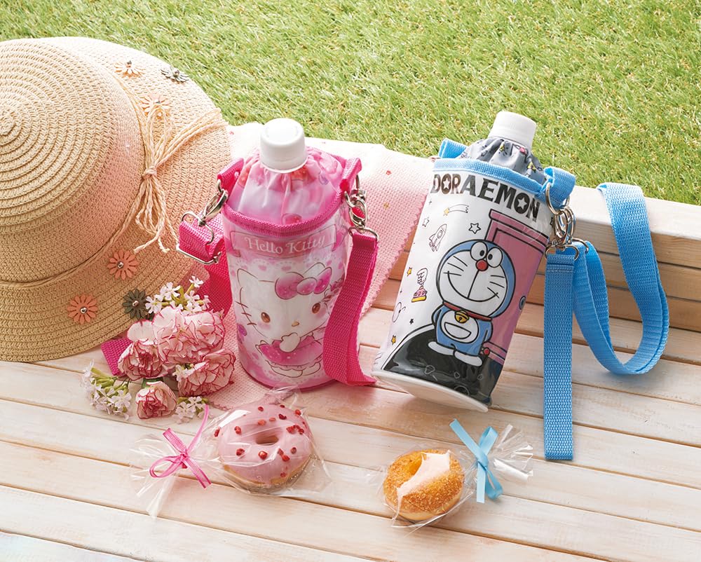 Skater Enamel PET Bottle Case for Sanrio Hello Kitty Sparkly 500ml, Sweets, PVPC6-A