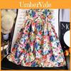 Vestito Estivo Floreale A Line Stile Coreano con Tessuto Morbido per Bambine Piccole