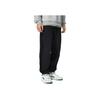 Li-Ning Solid Color Print Logo Elastic Waist Casual Pants Men Bottoms Black AKLSB47-3