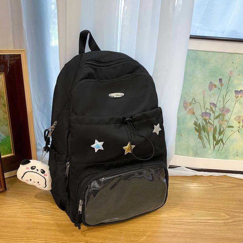 New Backpack Japanese Ins Campus Pain Bag Jk Student School Bag Girls Large Capacity Removable Backpack