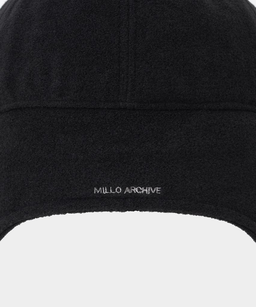 MILLO ARCHIVE Spread Motif Fleece Cap [Black]