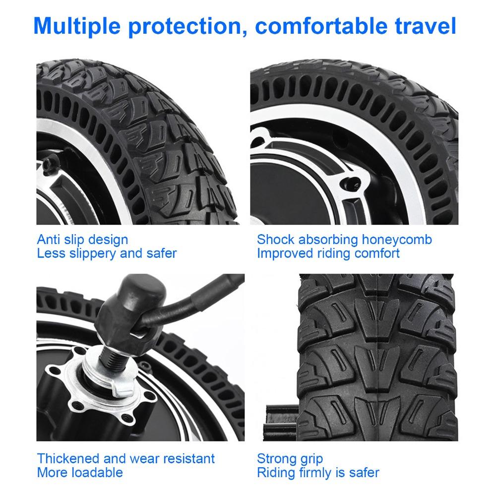 Explosion-Proof Electric Scooter Front Wheel 9x2.25 Inch Wheel Hub Assembly Replacement Part