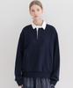 JMARKNEWYORK Collar Sweat Shirt_Navy