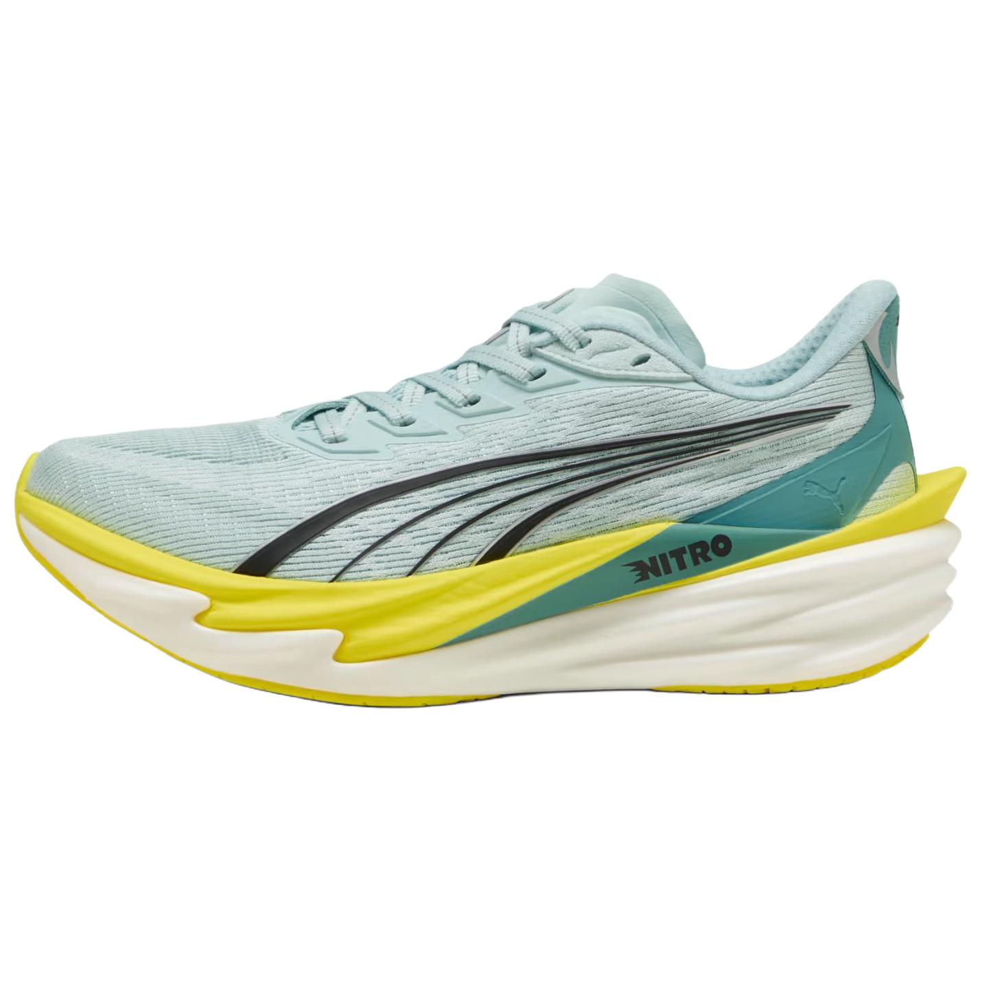 Puma Deviate Nitro 4 Fresh Water Nitro Blue Women Sneakers Green Nitro-Blue------Features 312124-09 35.5