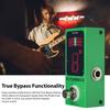 Btuty Guitar Tuner High Fast Compact Metal Durable Ideal for Live Performances and Studio Pedal, Accuracy, Response, Body, Design, Use, Green,
