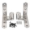 2pcs 270 Degree Rotation Rotating Pivot Hinge Stainless Steel Left Right Door Hinge  Cabinets