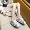 Ugly Cute Shell Head Woman Autumn and Autumn New Flat Bottom Inner Height-increasing Sports Shoes Casual Board Shoes